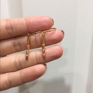 Gorjana gold drop earrings